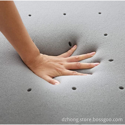 2" Charcoal Infused Memory Foam Topper Full